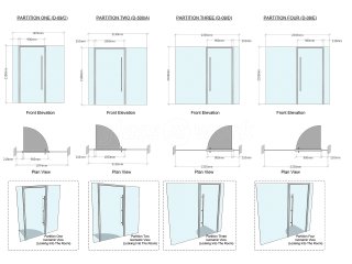 O & P Construction Services Ltd (Sheffield, South Yorkshire): Acoustic Inline Glass Partition Walls with Framed Doors
