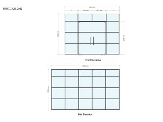 OTDS LTD (Redhill, Surrey): Warehouse-Look Industrial Glass Corner Room With Black Metal Frame