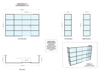 Pico London Ltd (Westminster, London): Full Office Fit-Out in T-Bar Slimline Warehouse-Style Glass Partitioning With Sliding Doors