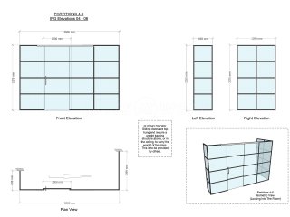Pico London Ltd (Westminster, London): Full Office Fit-Out in T-Bar Slimline Warehouse-Style Glass Partitioning With Sliding Doors