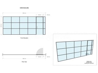 PSC UK CENTRAL SERVICES (City of London, London): Industrial-Style Soho Glazing Acoustic Glass Partitioning - Commercial Fit-out