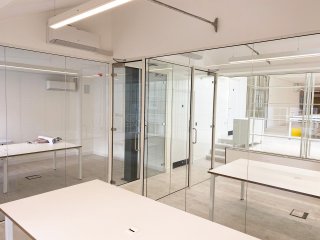 Purple Shopfitters (Chelsea, London): Multiple Internal Glazed Walls Using Acoustic Laminated Glass