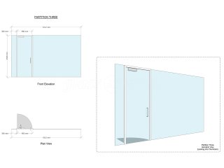 Purple Shopfitters (Chelsea, London): Multiple Internal Glazed Walls Using Acoustic Laminated Glass