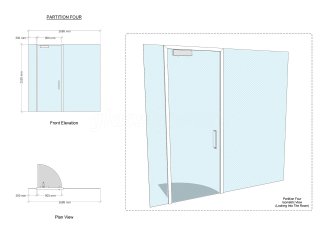 Purple Shopfitters (Chelsea, London): Multiple Internal Glazed Walls Using Acoustic Laminated Glass