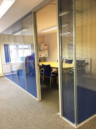 Streatley Software Ltd (Reading, Berkshire): Double Glazed Corner Office With Integral Blinds