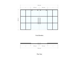 Domestic Project (Rickmansworth, Hertfordshire): Sliding Glass Double Doors With T-Bar Side Panels