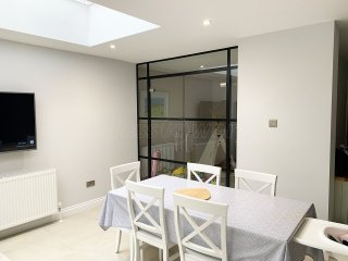 Residential Project (Leighton Buzzard, Bedfordshire): T-Bar Warehouse-Style Glass Double Doors For A Domestic Property
