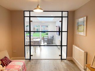 Residential Project (Leighton Buzzard, Bedfordshire): T-Bar Warehouse-Style Glass Double Doors For A Domestic Property