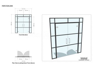 Residential Project (Leighton Buzzard, Bedfordshire): T-Bar Warehouse-Style Glass Double Doors For A Domestic Property