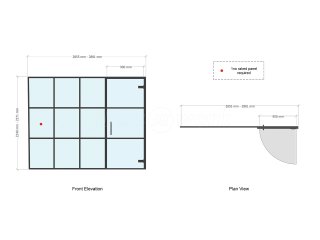 Domestic Project (Hampton Hill, London): Glass Partition Wall With Soundproofing