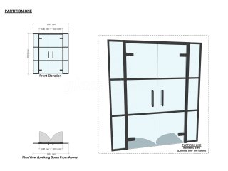 Domestic Project (Hythe, Kent): T-Bar Industrial Style Metal And Glass Banded Glazing