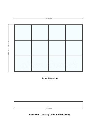 Domestic Project (Tower Bridge, London): T-Bar Glass Room Divider