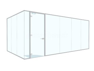 Shelley Offices (Borehamwood, Hertfordshire): Glass Partitions For Serviced Offices