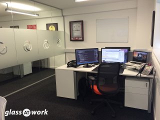 Silverchip (Newton Heath, Manchester): Glass Office Wall and Door