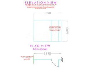 Silverchip Ltd (Newton Heath, Manchester): Glass Office Separating Wall