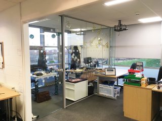 Winchester Science Centre (Winchester, Hampshire): Acoustic/Soundproofing Glass Partition