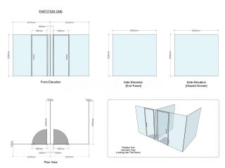 Interest Free 4 Cars (Hull, East Riding of Yorkshire): Acoustic Glass Offices With Framed Doors & White Perimeter Track