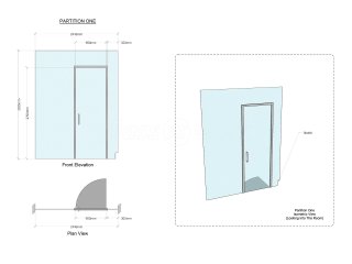 Strand Ltd (Westminster, London): Acoustic Glass Wall (With Soundproofing)