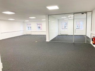 Stonegrave Properties Ltd (York, North Yorkshire): Small Glazed Office Divider With Glass Door