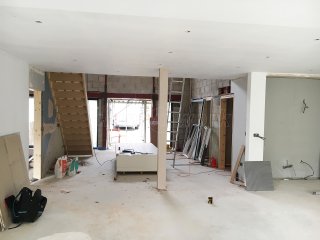 Domestic Project (Market Harborough, Leicestershire): Industrial T-Bar Glass Wall With Double Doors