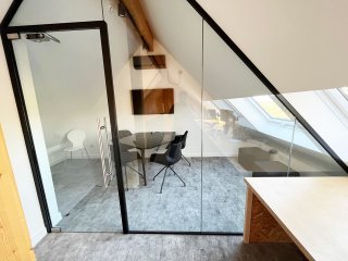 TMV Architects (Peterborough, Cambridgeshire): Loft Room Internal Glass Partition