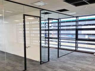 Virtue Decorating Ltd (Banbury, Oxfordshire): Commercial Glass Office Installation With Acoustic Glazing