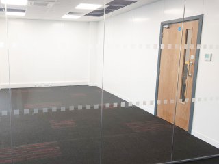 Virtue Decorating Ltd (Banbury, Oxfordshire): Toughened Glass Office Partition - Fully Installed