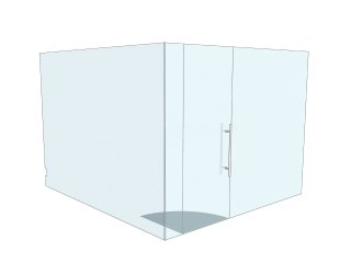 Vision Money (Truro, Cornwall): Commercial Toughened Safety Glass Office Walls and Door