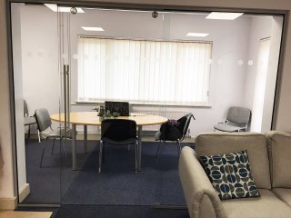 Wheatfield Primary School (Bradley Stoke, Somerset): Toughened Safety Glass Sliding Door and Glazed Partition Wall