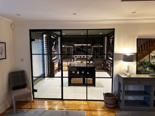 Wine Room (Beverley, East Riding of Yorkshire): T-Bar Wine Room Glass Partition and Door