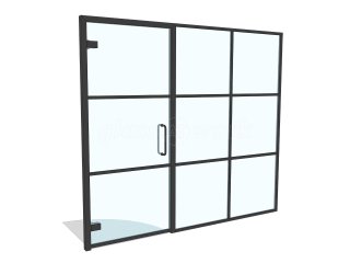 Wine Room (Beverley, East Riding of Yorkshire): T-Bar Wine Room Glass Partition and Door