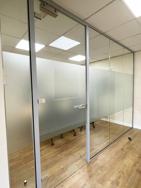 2468 Group (Southampton, Hampshire): Glass Office Installation With Acoustic Glazing