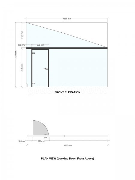 Agribale (Peterborough, Cambridgeshire): Acoustic Glass Office Partitions into Pitched Roof