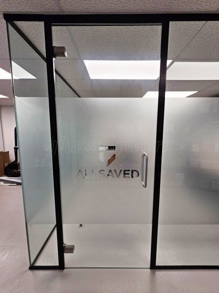 Allsaved Limited (Norwich, Norfolk): Glass Partition Glazed Corner Room