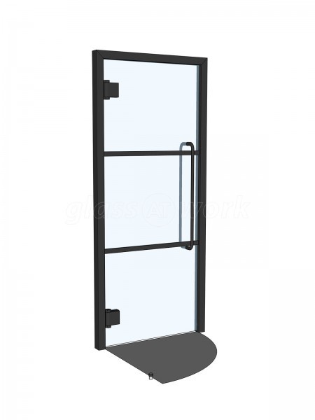 Angel Interiors (Chew Stoke, Bristol): Glass Wine Room Door and Sliding Door Partition