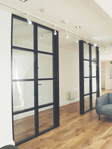 Anglian Dental (Pinner, London): Dental Practice Refurbishment With Industrial Style Black Framed Glazing