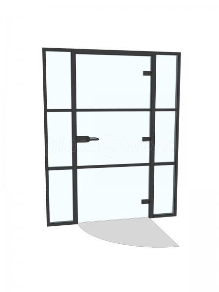 Arc Group London (Edmonton, London): Mixed T-Bar and Frameless Glass Partitions