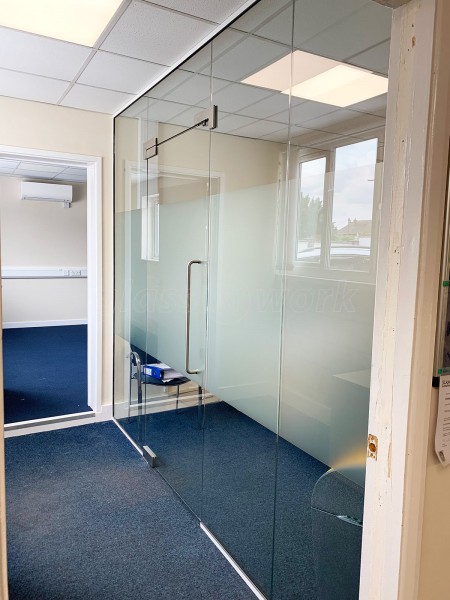 Aston Group (Romford, Essex): Frameless Toughened Safety Glass Wall and Door