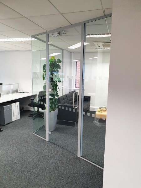 Atrium Consulting (Staines-upon-Thames, Surrey): Angled Glass Corner Office