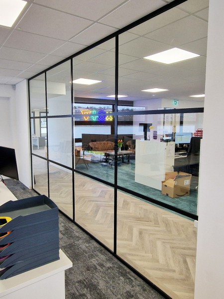 Bauvill (Rochester, Kent): Mixed T-Bar and Frameless Double Glazed Installation