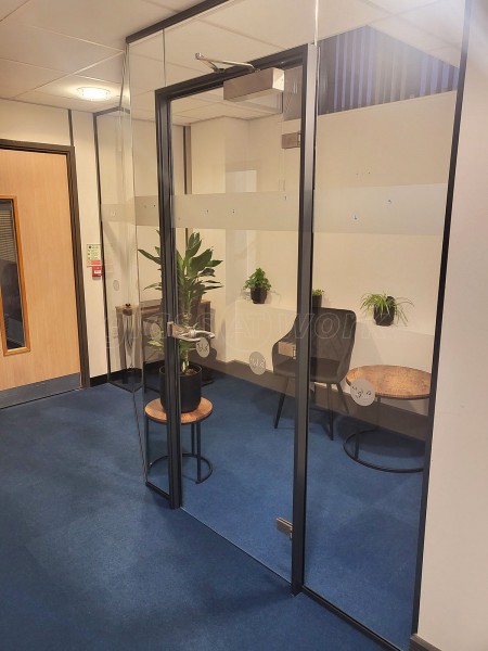 Bla Translation (BroLlangefni, Sir Ynys Mon): Toughened Glass Office Partition - Fully Installed