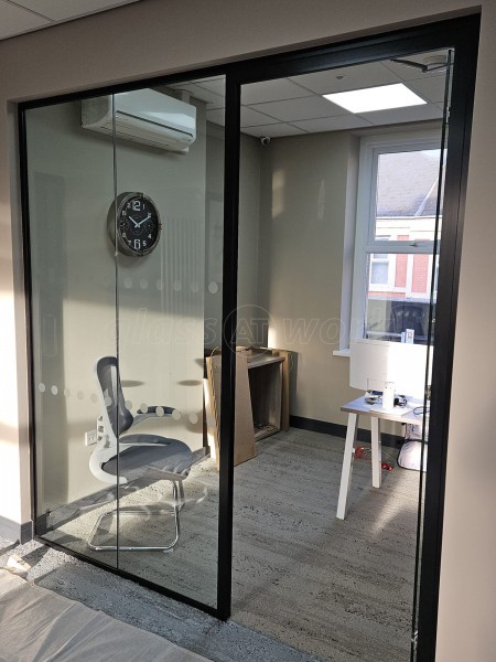 Blue Line Taxi Services (Wallsend, Tyne and Wear): Commercial Glass Office Fitout