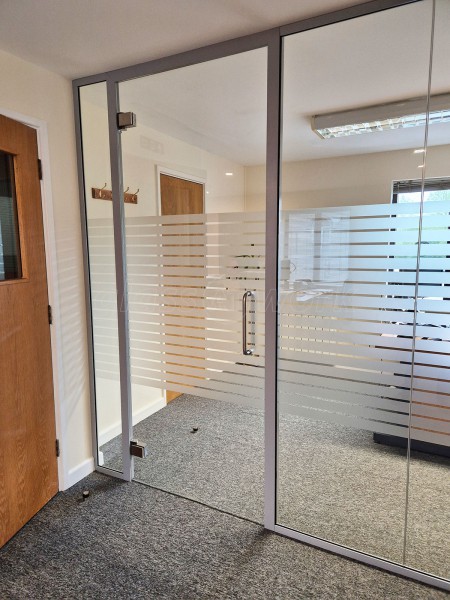 Bronsens Accountants (Witney, Oxfordshire): Glass Office Partition With Acoustic Glazing