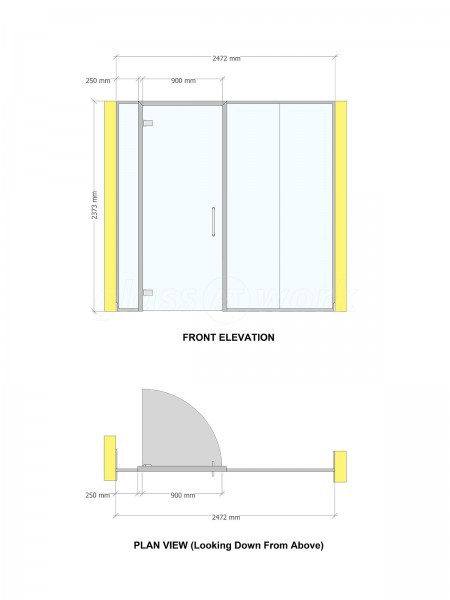 Bronsens Accountants (Witney, Oxfordshire): Glass Office Partition With Acoustic Glazing