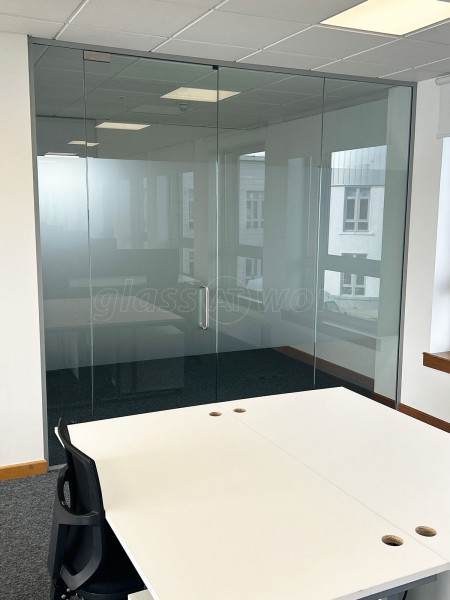 CCL Interiors (Glasgow, Scotland): Glass Office Front With Door
