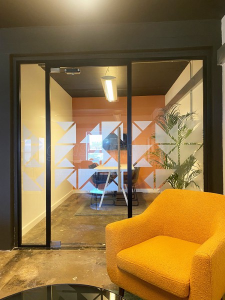 Carbon Futures (Glasgow, Scotland): Side-by-side Glass Office Partitions