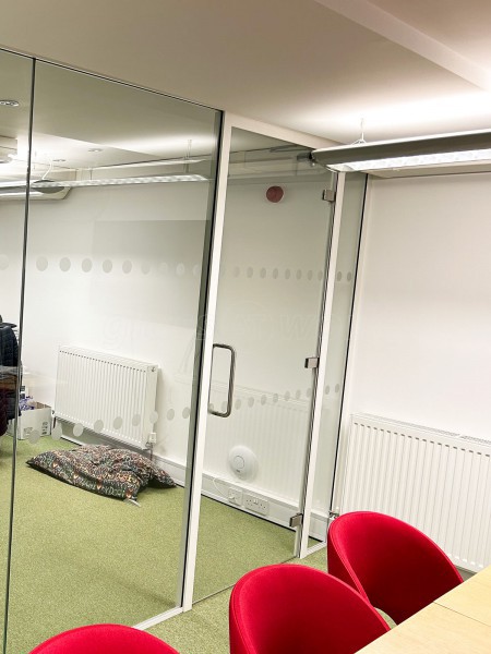 Cashel Travel (Edinburgh, Scotland): Acoustic Glass Office Screen and Door