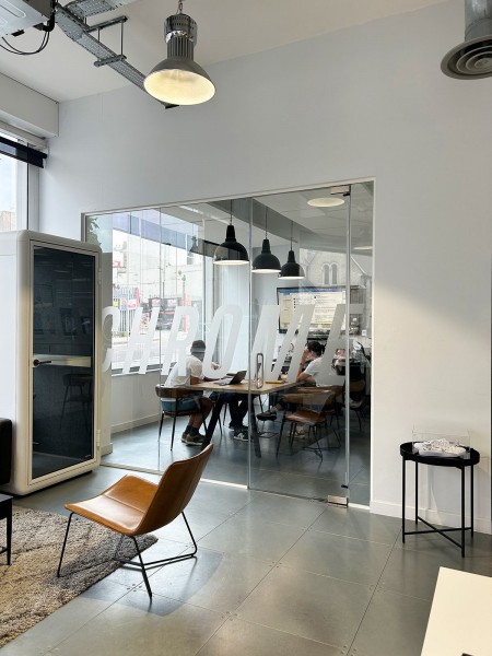 Chrome Productions (Kentish Town, London): Three-Sided Double Glazed Glass Office