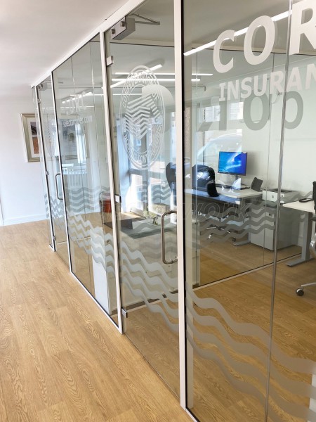 Confederation of Roofing Contractors (Brightlingsea, Essex): Glass Office Pods Using Laminated Acoustic Glass