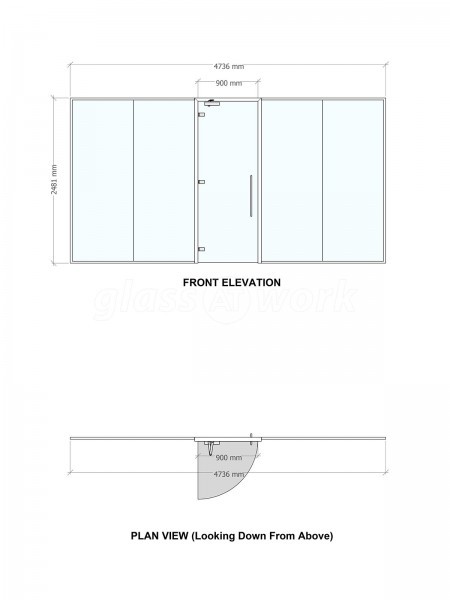 Create Business Hub (Brentwood, Essex): Acoustic Glass Office Wall and Door